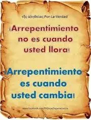 Qué significa el arrepentimiento